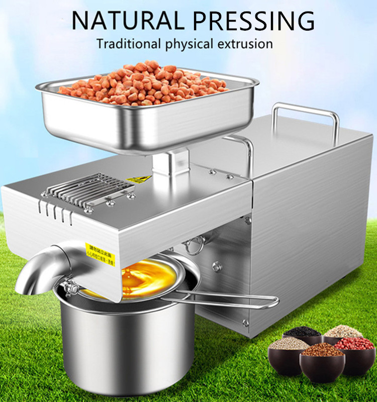 Multifunction Temperature Control Sunflower Oil Extraction Machine Small Cooking Oil Making Machine For Sale