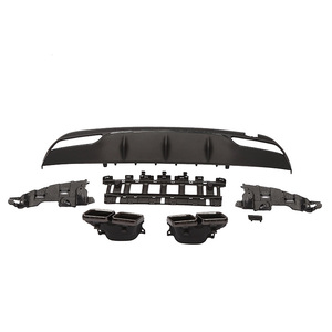 Accesorios para Auto AMG C63 Estilo Deportivo, Lip Delantero para Parachoques de 4 Puertas, Puntas de Escape, Difusor Delantero, Plug and Play para <span class=keywords><strong>Clase</strong></span> <span class=keywords><strong>C</strong></span> W205 C205 Coupé - Product Image 2