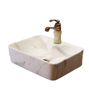 Белая раковина для умывальника, раковина из каррарского бетона, раковина для ванной комнаты, мраморная столешница