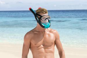 Máscara de Snorkel Flowtech 24060 24058, Completa, Ajustable, Antivaho, Impermeable, Talla S/M para Adultos - Product Image 2