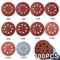 Papier abrasif PMS 125 mm 5 pouces avec support en tissu doux, fabricant de disques abrasifs pour le polissage du métal, du bois, du verre et des voitures
