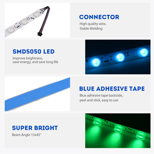ไฟ LED บาร์ ADLED RGBW ได้รับการรับรองมาตรฐาน CE และ UL กำลังไฟ 22W DC24V แบบเปล่งแสงด้านข้าง สำหรับกล่องไฟสองด้าน - Product Image 6