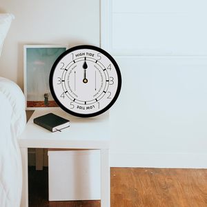 Horloges murales modernes en plastique rondes simples de 12 pouces <span class=keywords><strong>Horloge</strong></span> de marée cadeau avec logo personnalisé - Product Image 4