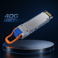 Transceiver Optique 40G QSFP+ LR4 1310nm CWDM4 10km Monomode Module LC pour Réseau Central d'Entreprise et Accès Métropolitain