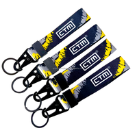 Schlüssel bund Lanyard mit Fabrik Hot Sale Personal isierte Geschenke Kurzer Schlüssel bund Lanyard Outdoor Kletter schnalle Wrist let Schlüssel bund