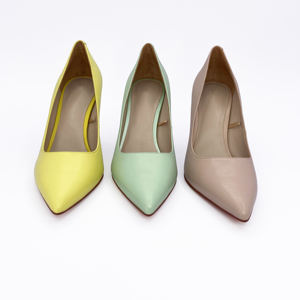 Ultimi all'ingrosso popolare del tallone di cuneo di estate delle signore sandali comfort delle donne degli <span class=keywords><strong>alti</strong></span> talloni Blu albicocca giallo colori - Product Image 2