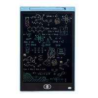Tableau de dessin électronique LCD pour enfants de 10 pouces, blocs-notes magnétiques autocollants, écran couleur, tableau d'écriture manuscrite, batterie
