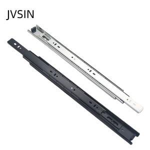Jvsin Trong Kho Mềm Đóng Cửa Undermount Ngăn Kéo Đường Ray Nhiệm Vụ Nặng Nề Thủy Lực Công Nghiệp Sắt Đầy Đủ Mở Rộng Nhà Bếp Ngăn Kéo Trượt - Product Image 1