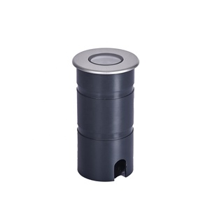 Lumière LED encastrée <span class=keywords><strong>au</strong></span> <span class=keywords><strong>sol</strong></span> pour extérieur IP67 3W, corps en aluminium avec couvercle en acier inoxydable - Product Image 1