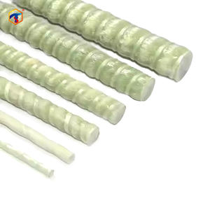 Resina Epóxi Fibra De Vidro Rod GFRP Rebar <span class=keywords><strong>Fiberglass</strong></span> Mesh Rebar com Serviço De Corte Personalizado - Product Image 2