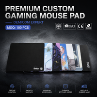 Alfombrilla de Ratón Artesanal Personalizada para Juegos, Microfibra Suave, Control Preciso, Base de Goma Antideslizante, Bordes Cosidos, Suministro al por Mayor para Agencias