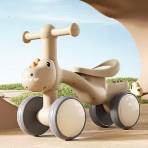 Nouvelle Voiture Évolutive à Quatre Roues pour Enfants en Forme de <span class=keywords><strong>Dinosaure</strong></span> avec Musique et Lumières, en Plastique, Sans Pédales, Anti-Renversement, Aide à la Marche - Product Image 2
