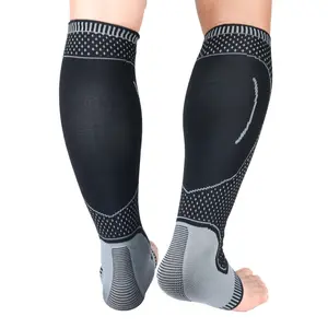 America hot sale Compression Calf Leg Sleeves Socks Shin Brace Guard Support from china factory