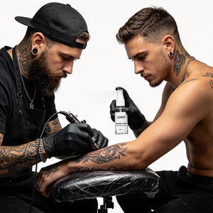 Classic Long Lasting Tattoo <b>Cream</b>, Moderate Concentration Various Sizes, OEM Logo Tattoo Aftercare Balm for Tattoo Artists - Product Image 3