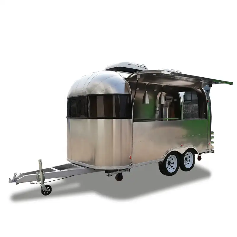 Yowon özelleştirilmiş hava akımı gıda kamyon ticari yiyecek içecek ekipmanları otel kullanımı gıda römork sıcak köpek arabası ile gıda ısıtıcısı