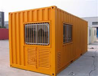 Fournitures d'usine préfabriquées, maisons conteneurs Standard bon marché de 20 pieds, meilleures ventes, chambres modulaires à vendre