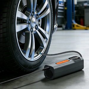 Pompe à air électrique portable pour voiture, compresseur d'air, pompe de dégonflage, <span class=keywords><strong>gonfleur</strong></span> de pneus <span class=keywords><strong>rechargeable</strong></span> pour voiture, moto, vélo, ballon - Product Image 4