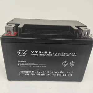 오토바이 YT9-BS 대 한 제조 업체 가격 <span class=keywords><strong>12v</strong></span> 9ah 오토바이 배터리 - Product Image 1