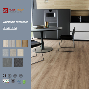 Revêtement <span class=keywords><strong>de</strong></span> sol en vinyle plastique SPC <span class=keywords><strong>de</strong></span> luxe imperméable en gros, 4-8 mm, pour hôtel, centre commercial, bureau, cuisine et usage intérieur - Product Image 1