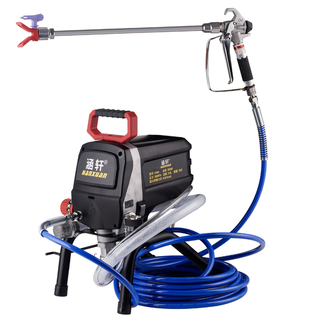 Lightweight Professional 220V/110V Electric High-Pressure Airless DIY Spray Gun for Latex Painting Household Airless Painting