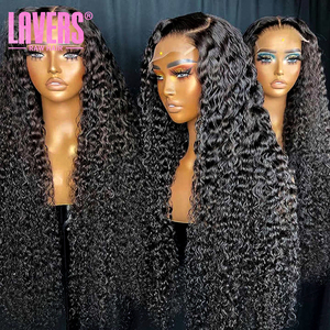 Bán Buôn Nguyên Ấn Độ Trinh Nữ Tự Nhiên Mật Độ 180% Tóc Con Người HD Đầy Đủ Ren Phía Trước Tóc Giả Ren Trong Suốt Phía Trước Tóc Giả Tóc Con Người - Product Image 2