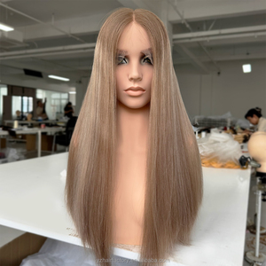 Jewish <b>Wig</b> Human Hair HD <b>Lace</b> Front Sheitel Kosher <b>Wig</b> Natural Straight Pre Plucked Ready To Wear - Product Image 2