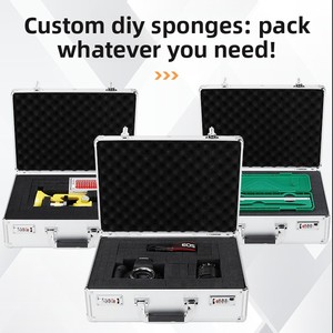 Boîte <span class=keywords><strong>à</strong></span> <span class=keywords><strong>outils</strong></span> portable multifonctionnelle en alliage d'aluminium avec serrure <span class=keywords><strong>à</strong></span> combinaison pour le stockage d'équipements et d'instruments – En stock - Product Image 2