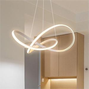 <span class=keywords><strong>Lampadario</strong></span> a Sospensione Moderno a <span class=keywords><strong>Cerchio</strong></span> Stile Scandinavo Creativo Minimalista a Linee per Soggiorno Camera da Letto Ristorante e Bar - Product Image 4