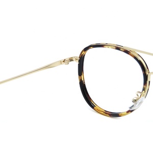 Cina produttore personalizzato multicolore doppio ponte occhiali da vista oversize <span class=keywords><strong>montatura</strong></span> uomini - Product Image 4