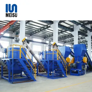 PET Plastic Bottle Recycling Machine Quality Assurance Waste Plastic Pet Bottles Washing Recycling Line With Drying Machine