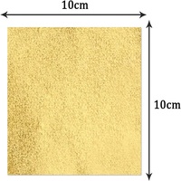 Impression personnalisée 8cm * 8cm Emballage carré de bonbons en papier pour sucette Papier d'aluminium pour chocolat Emballage de bonbons
