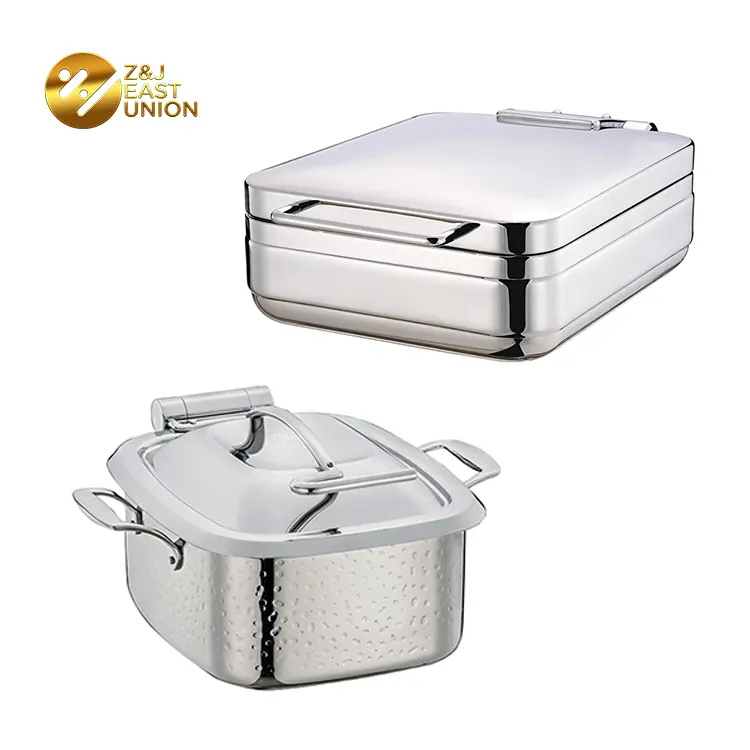 Catering Tools And Kitchen Restaurant Equipment Chaffing Dishes Luxury Hot Food Display Warmer