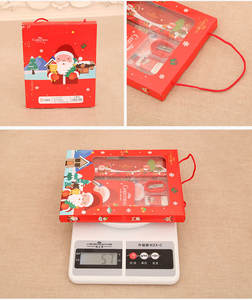 Set alat tulis pensil 3CT, penghapus, rautan pensil, penggaris, hadiah menggemaskan untuk hadiah Natal Anak perempuan dan anak laki-laki - Product Image 2