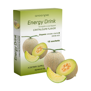 Greenpie Bevanda Energetica in Polvere per Adulti con Supporto Immunitario Complesso Organico di Vitamina <span class=keywords><strong>B</strong></span> Acido Clorurico Estratto di Guanara - Product Image 2