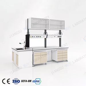 Laboratuvar mobilyası çalışma masası çelik Lab çalışma masası paslanmaz çelik çalışma masası - Product Image 1