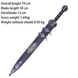 Roma kılıç paslanmaz çelik avrupa tarzı batı kılıç ortaçağ roma imparatorluk genel kılıç dekoratif koleksiyon döküm - Product Image 2