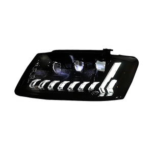 Faro a LED per Auto con Lente Proiettore, Segnale DRL, Lampada Frontale per <span class=keywords><strong>Audi</strong></span> <span class=keywords><strong>Q5</strong></span> 2008-2018, <span class=keywords><strong>Accessori</strong></span> Auto, Potenza 36W - Product Image 1