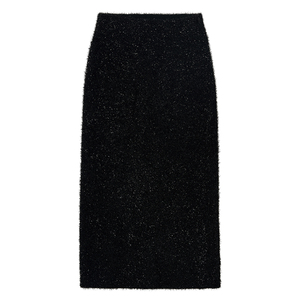 2025 Vintage Style Designer vêtements femmes mode tricot jupe noir Sexy Streetwear dames pull jupes - Product Image 1