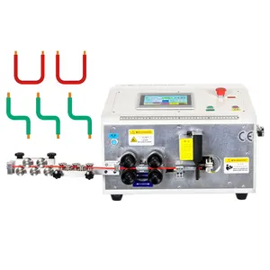 EW-08B Kleine Diameter Harde Bvv Draad Een Geleider Koperen Kabel Strippen En 2d Buigmachine - Product Image 1
