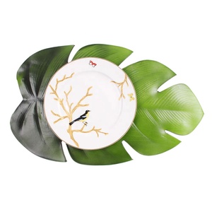 IN STOCK Waterproof Larger Size EVA Green Monster Leaf <strong>Placemat</strong>, <strong>Table</strong> <strong>Runner</strong> - Product Image 3