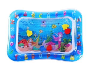 Tapete Inflable para Bebés con Diseño de Vida Marina, Anillo de Natación, Tapete de Gateo, Asiento, Juguetes para Bebés - Product Image 2