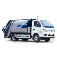 Le prix du petit camion à ordures à compression électrique Foton 5m3, avec une autonomie de 322km, est un véhicule de collecte des ordures au sous-sol