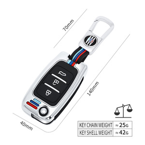 Étui de protection pour clé de voiture en alliage de zinc et gel de silice pour Leopaard MATTU KOMI KYLIN CS9 CS10, porte-clés, accessoires de sac - Product Image 4