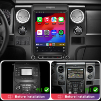 Junsun V1 Auto-Multimedia-Player für Ford F150 2013 2014 Manuelle/Automatische Klimaanlage Kabelloses CarPlay Android Auto GPS-Navigation