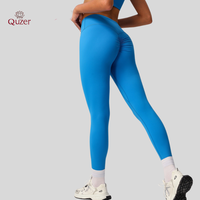Kustom cepat kering elastis olahraga latihan Gym kebugaran Butt mengangkat legging panjang baru pinggang tinggi Yoga legging untuk wanita