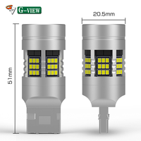 Gview GSC Anti-hyperflash Led Canbus DRL et clignotants 7443 1156 1157 3156 3157 7440 Ampoule arrière 15smd 1200lm