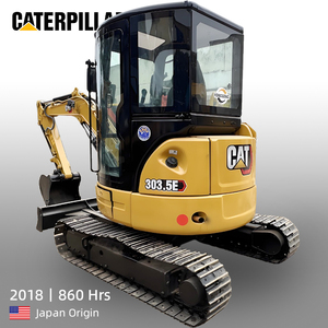 รถขุดขนาดเล็ก Caterpillar 303.5E มือสอง นำเข้าจากญี่ปุ่น แท้ CAT 303.5 E 3.5 ตัน 3.5T รถขุดตีนตะขาบขนาดเล็ก ขาย - Product Image 1
