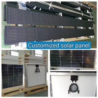 Panneau solaire flexible en silicium monocristallin 500W Durabilité Type N 550W 600W Module photovoltaïque de stockage d'énergie domestique demi-cellule