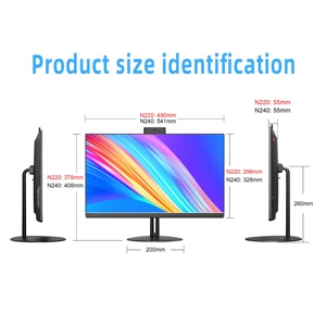 23.8 pouces tout en un <span class=keywords><strong>PC</strong></span> <span class=keywords><strong>Intel</strong></span> <span class=keywords><strong>I5</strong></span> processeur 16GB RAM 512GB SSD moniteur LCD usage domestique - Product Image 3