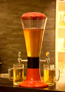 Dispensador de torre de cerveza 3L enfriador de cerveza Torre dispensador de bebidas con luces LED y tubo de hielo extraíble, perfecto para fiesta - Product Image 5